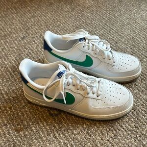 Nike Dunks Airforce 1 ‘07 white /game royal/sanddrift/ stadium green